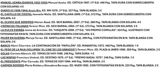 LIBROS “MEMORIAS Y BIOGRAFÍAS”