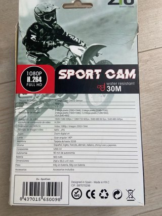 Cámara deportiva ZIU Sport Cam Z18 Full HD 1080p
