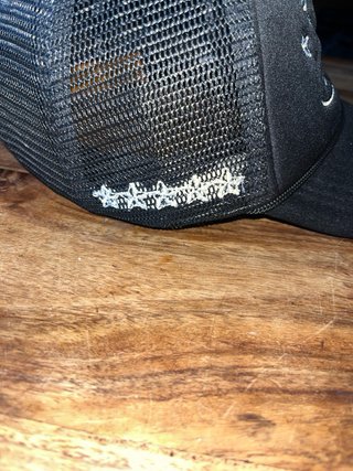 Gorra Corteiz Negra con Estrellas y Logo