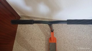 Patinete oxelo negro y naranja para niños de 8-14