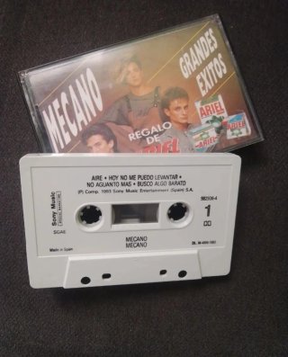 Casete Mecano Grandes Éxitos 1993