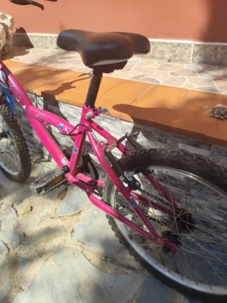 Bicicleta Talla M Rosa y Azul