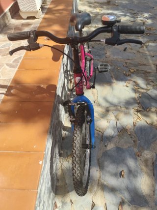 Bicicleta Talla M Rosa y Azul