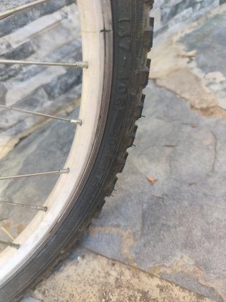 Bicicleta Talla M Rosa y Azul