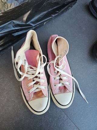 Converse altas rosas