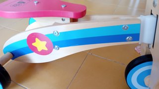 Triciclo de madera Play Tive rojo y azul