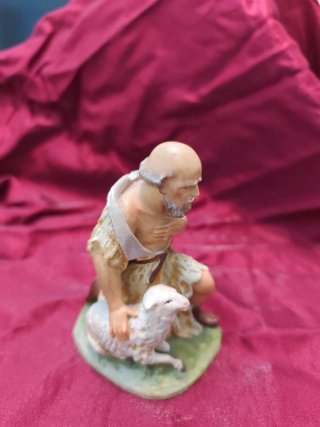Figura Pastor Olot con Cordero.