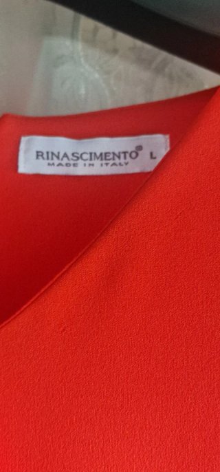 Vestito corallo Rinascimento tg L