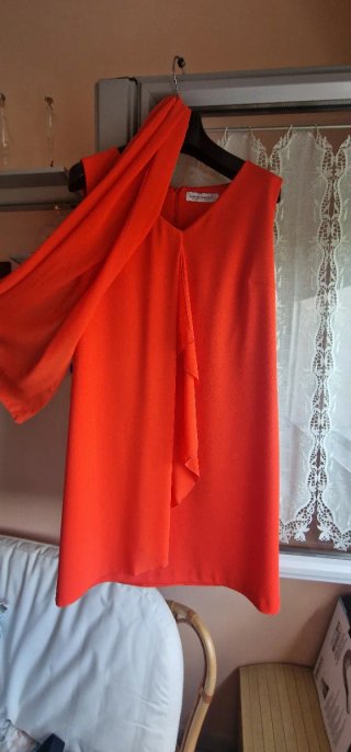 Vestito corallo Rinascimento tg L