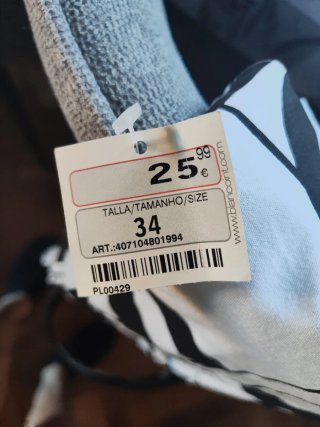 Vestido corto estampado geométrico
