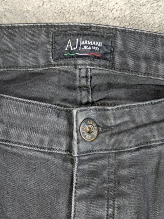Armani Jeans 3237 Hombre W36 Negro Vintage