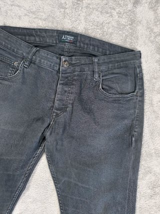 Armani Jeans 3237 Hombre W36 Negro Vintage