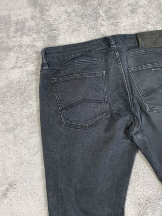 Armani Jeans 3237 Hombre W36 Negro Vintage