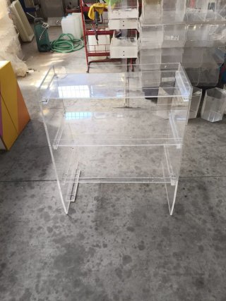 Expositor de metacrilato transparente