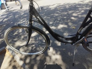 Bicicleta Paseo BTWIN Negra