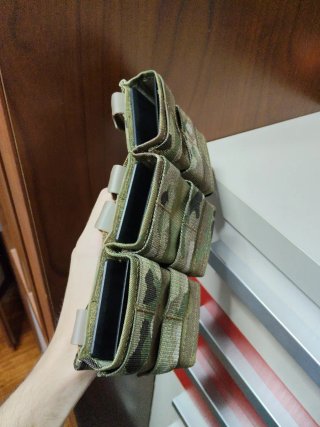 Triple Portacargador 5.56 Multicam