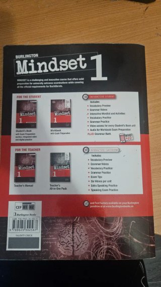 Mindset 1 Bach. Libro del estudiante y wordbook
