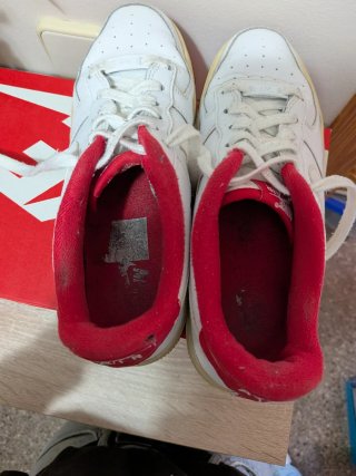 Zapatillas Nike Air Force 1 AF1 Blancas Rojas