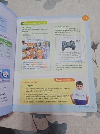 Lengua Castellana y Literatura, 4 Primaria, Moc...