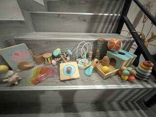Lote Juguetes Madera y Sensoriales