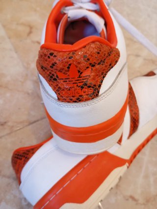 Zapatillas Adidas Talla 45.5 Naranja/Blanco