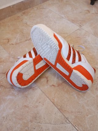 Zapatillas Adidas Talla 45.5 Naranja/Blanco