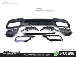 DIFUSOR TRASERO MERCEDES CLASE E W212 LOOK E63 AMG