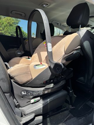 2 Sillas coche Grupo 0 Cybex beige mas base isofix