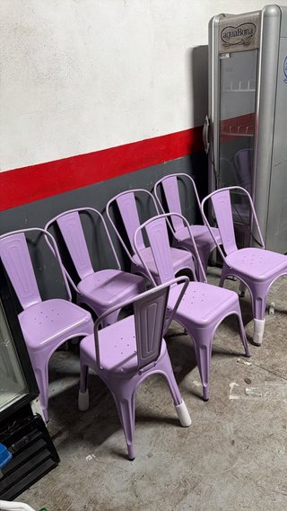 Sillas estilo industrial a 15€ cada una