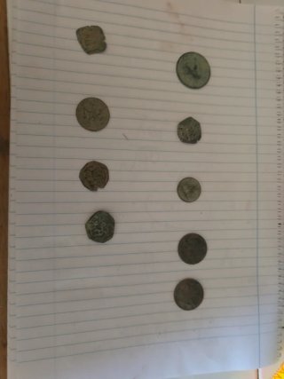 Lote de monedas antiguas
