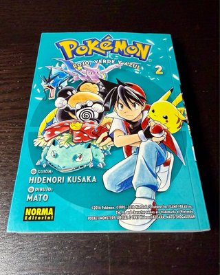 Pokémon manga 1 2 3 Norma Rojo Azul Amarillo