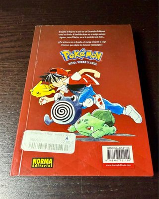 Pokémon manga 1 2 3 Norma Rojo Azul Amarillo