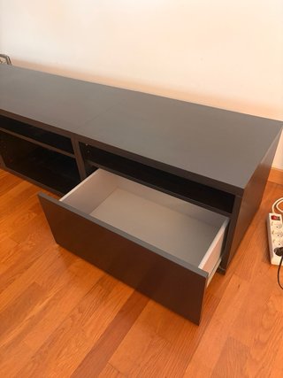 Mesa comedor extensible madera y metal y 8 sillas