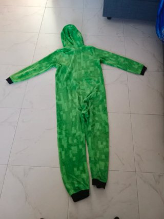 Pijama Minecraft Creeper Talla 12-13 años 158 cm