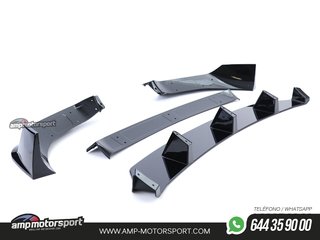 SPOILER DELANTERO PARA BMW X6 G06 2019- NEGRO BRILLO