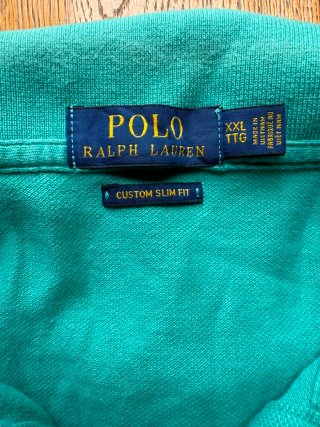 Polo Ralph Lauren Verde Acqua Taglia XXL