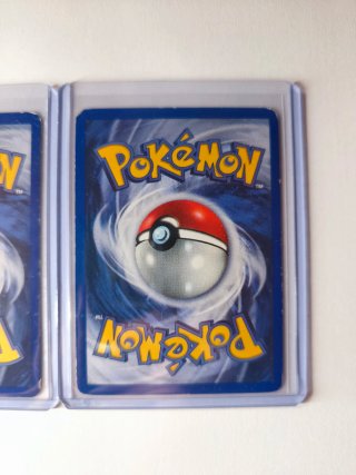 3 carte Pokémon PRIMA edizione