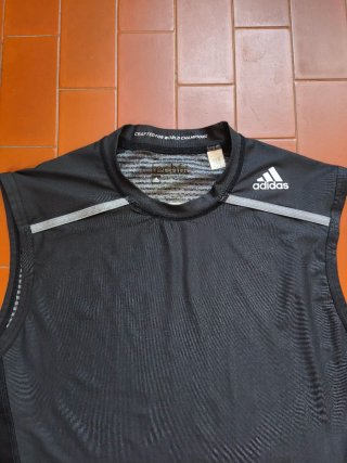 Canotta uomo Adidas Techfit Climachill nera XXL