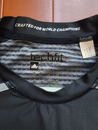 Canotta uomo Adidas Techfit Climachill nera XXL
