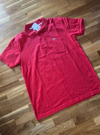 Camiseta Polo Hombre Lacoste Roja Talla M