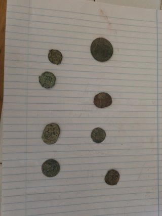 Lote de monedas antiguas