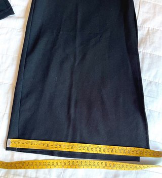 Pantaloni palazzo a zampa neri taglia XS