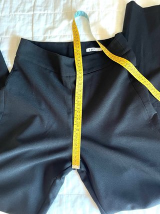 Pantaloni palazzo a zampa neri taglia XS