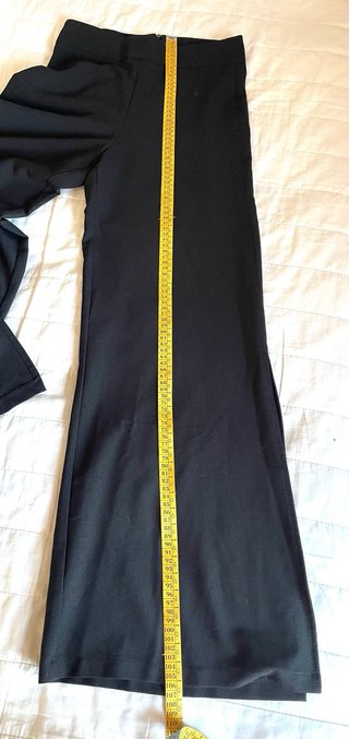 Pantaloni palazzo a zampa neri taglia XS