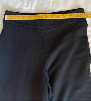 Pantaloni palazzo a zampa neri taglia XS