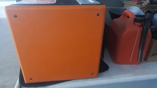 Caja de altavoces Pulse 4x12 con LED naranja