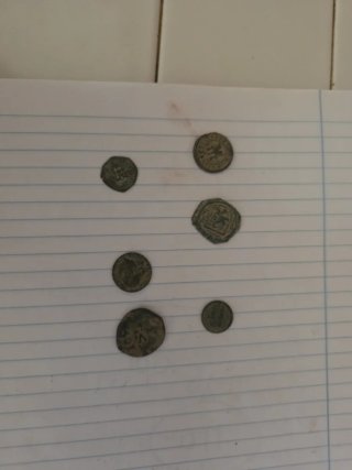 Lote de 7 monedas antiguas