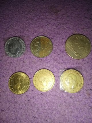 Monedas antiguas y españolas