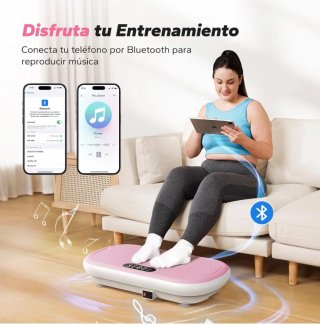 Plataforma Vibratoria Merach Rosa