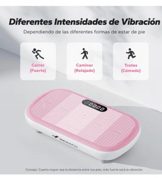 Plataforma Vibratoria Merach Rosa
